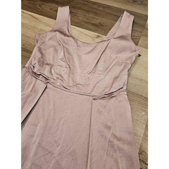 Ann Taylor size 2 Womens Lavender silver shimmer Dress - Picture 3 of 12